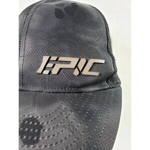 EPIC Trucker Hat Snapback Black Camo Mesh Richardson Virgil Patch